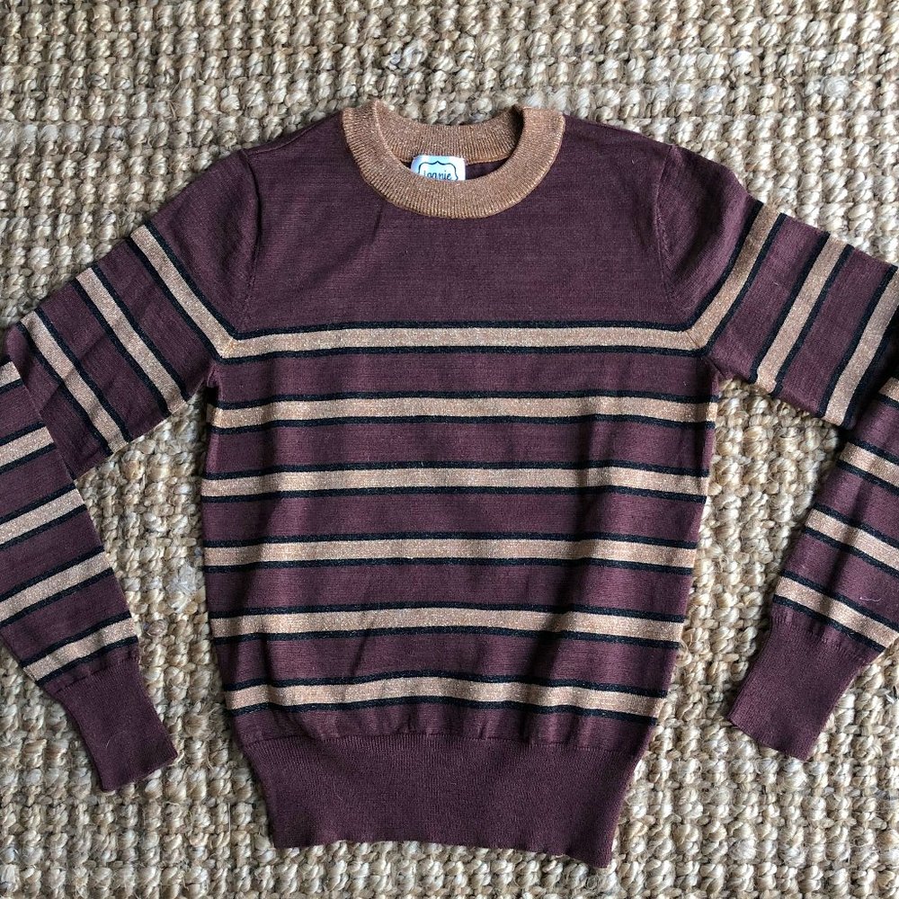 Joanie Metallic Striped Jumper/Sweater